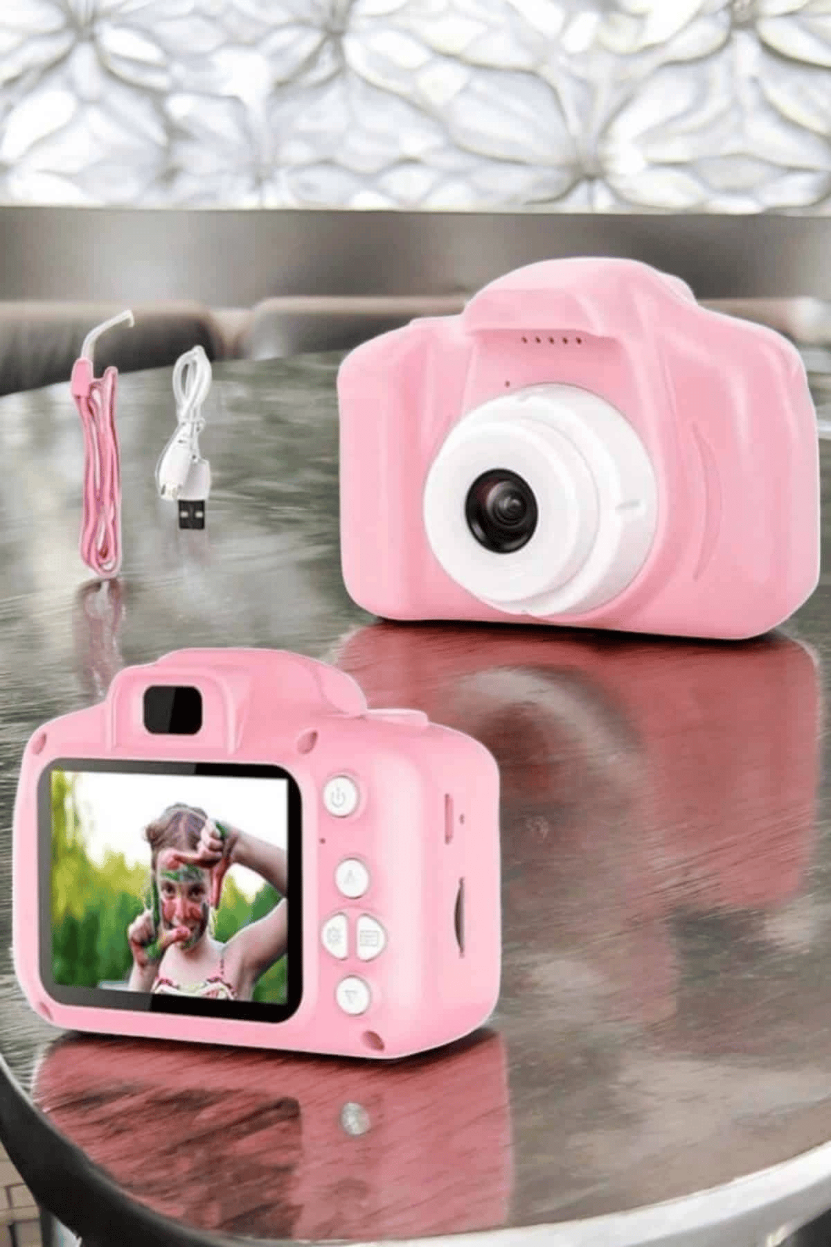 Çocuk Kamerası Dijital 1080P HD Kaliteli Mini Fotoğraf Makinesi Profesyonel