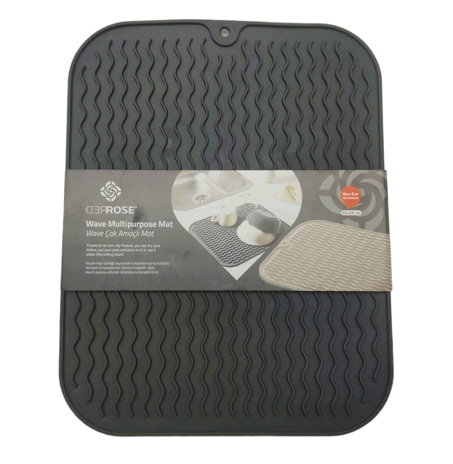 Çok Amaçlı Mutfak Mat Kaydırmaz 36x28cm. Bx40