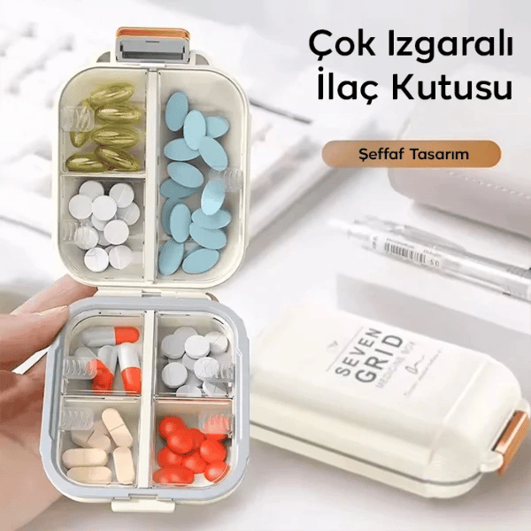 Çok Izgaralı İlaç Kutusu