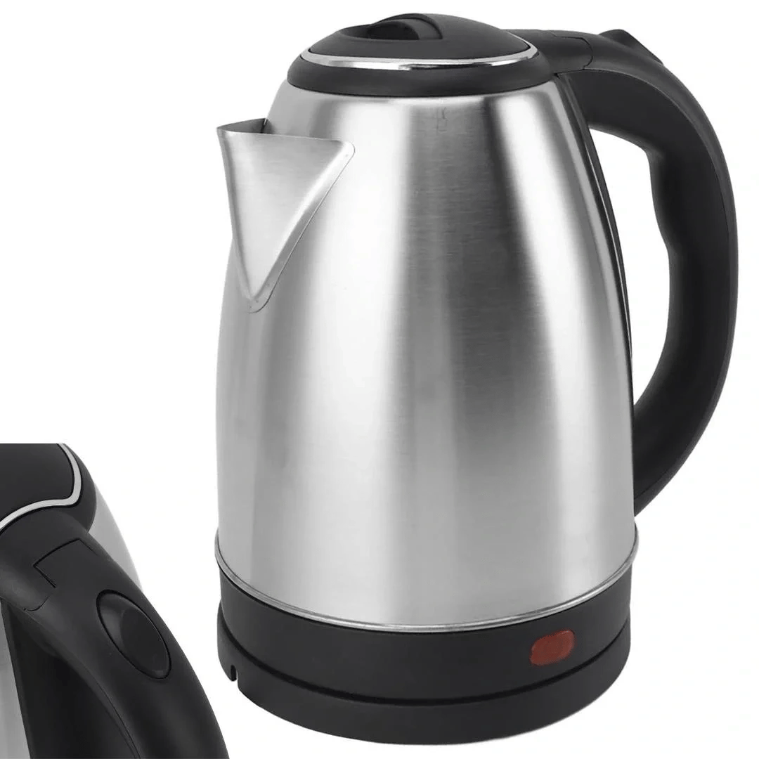 Crown Crw-7102 1500w 1.8 Litre Lüks Çelik Su Isıtıcı Kettle İnox Bx40