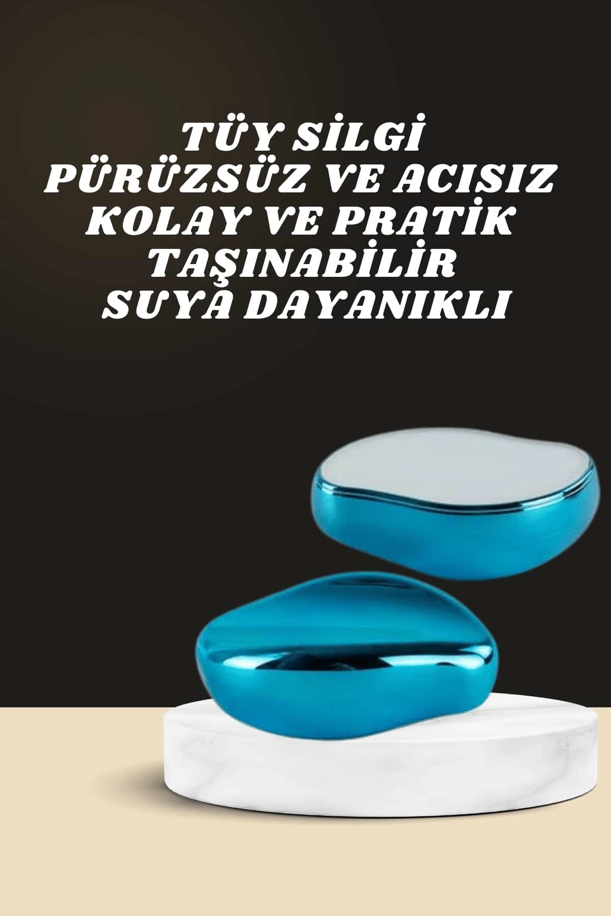 Crystal Eraser Epilasyon Aleti ve Titreşimli Yüz Temizleme Masaj Aleti