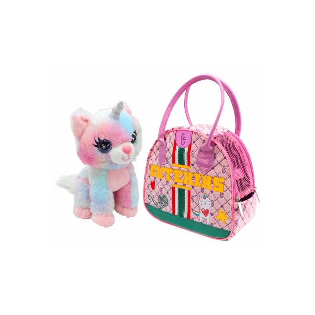 Cutekins Peluş Caticorn Posh Taşıma Çantalı