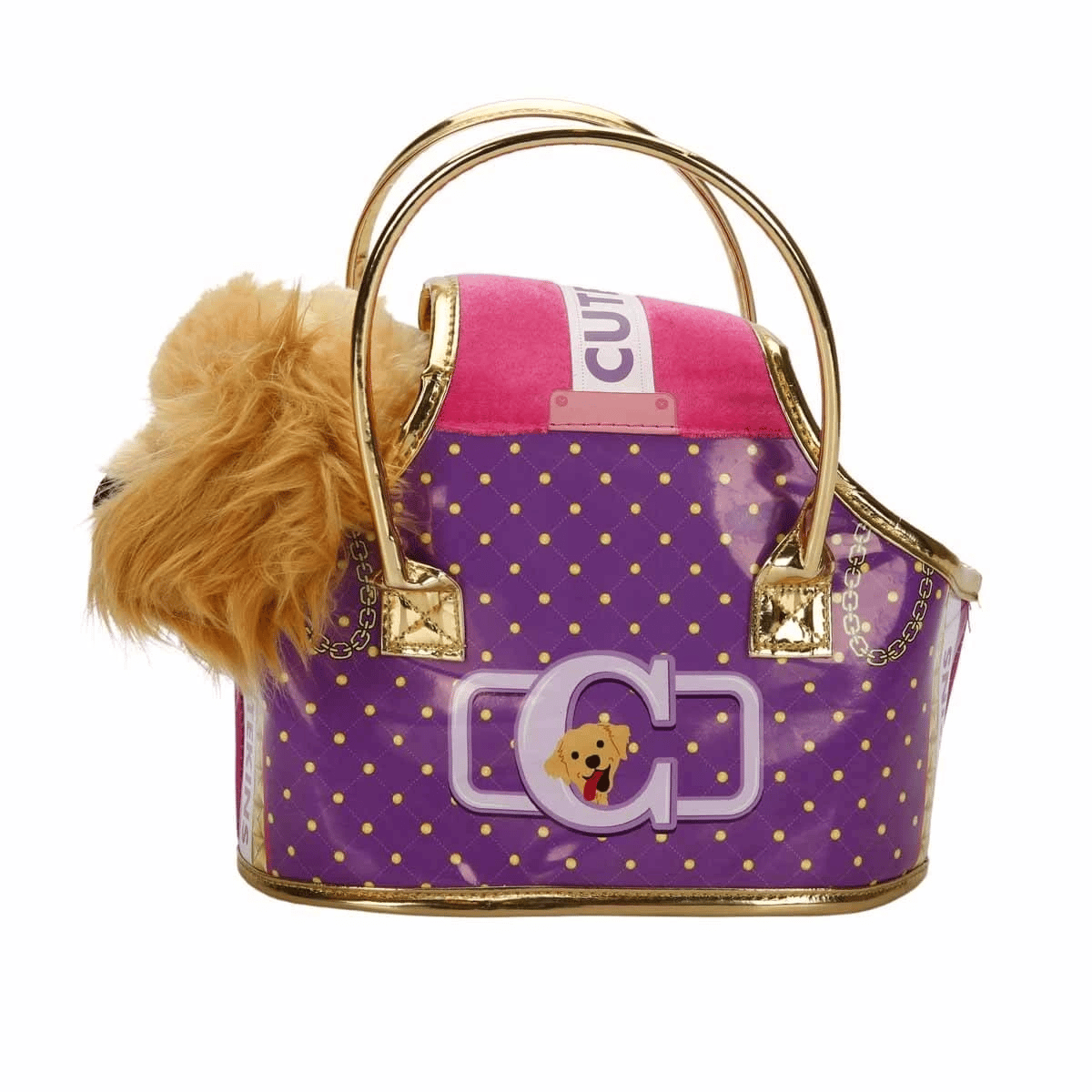Cutekins Taşıma Çantalı Peluş Köpek - S00050585