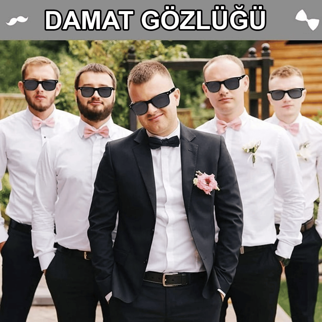 Damat Gözlüğü – Düğün Ve Bekarlığa Veda Partisi Aksesuarı Bx40