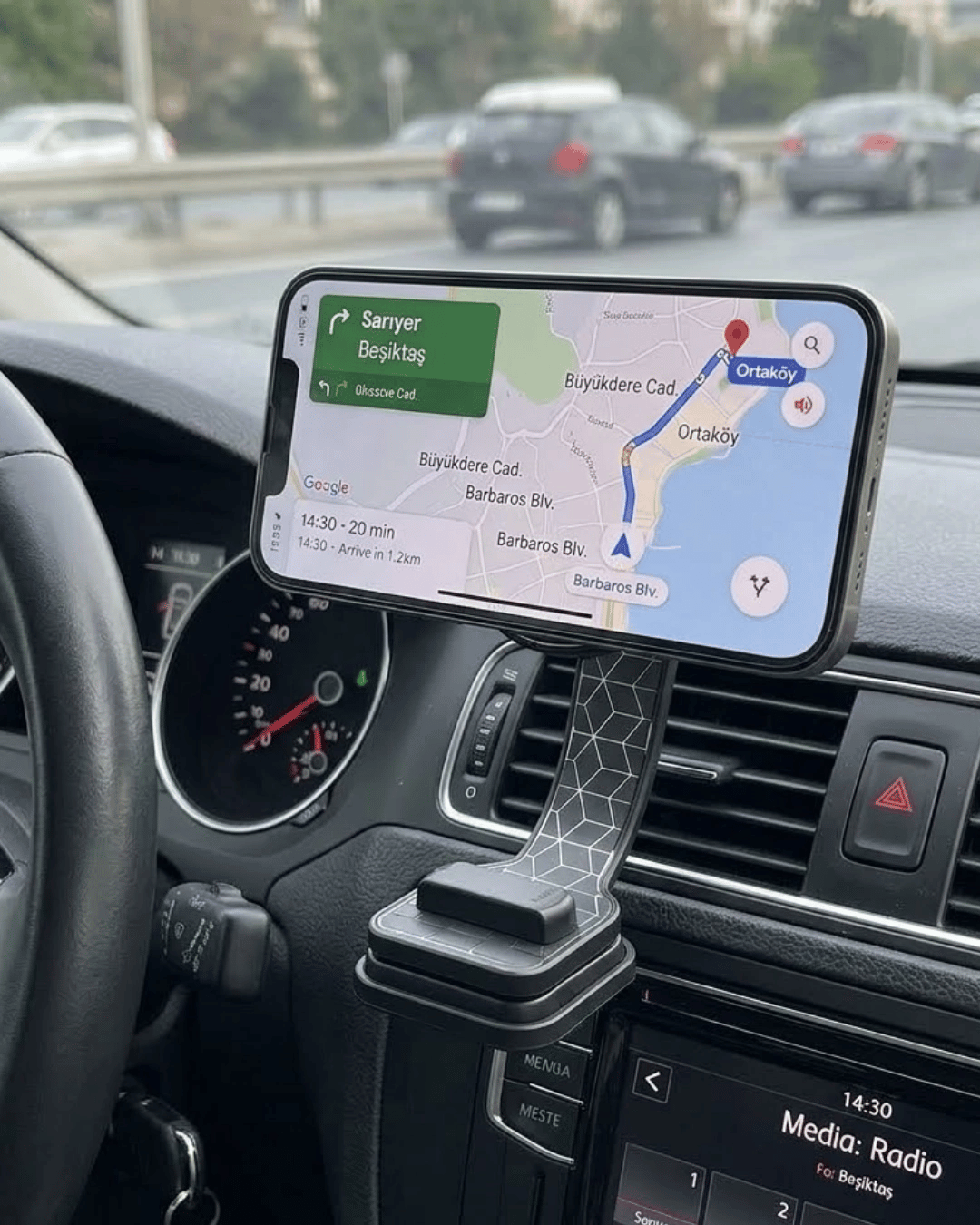 Dashboard Manyetik Telefon Tutucu Ayarlanabilir Telefon Standı