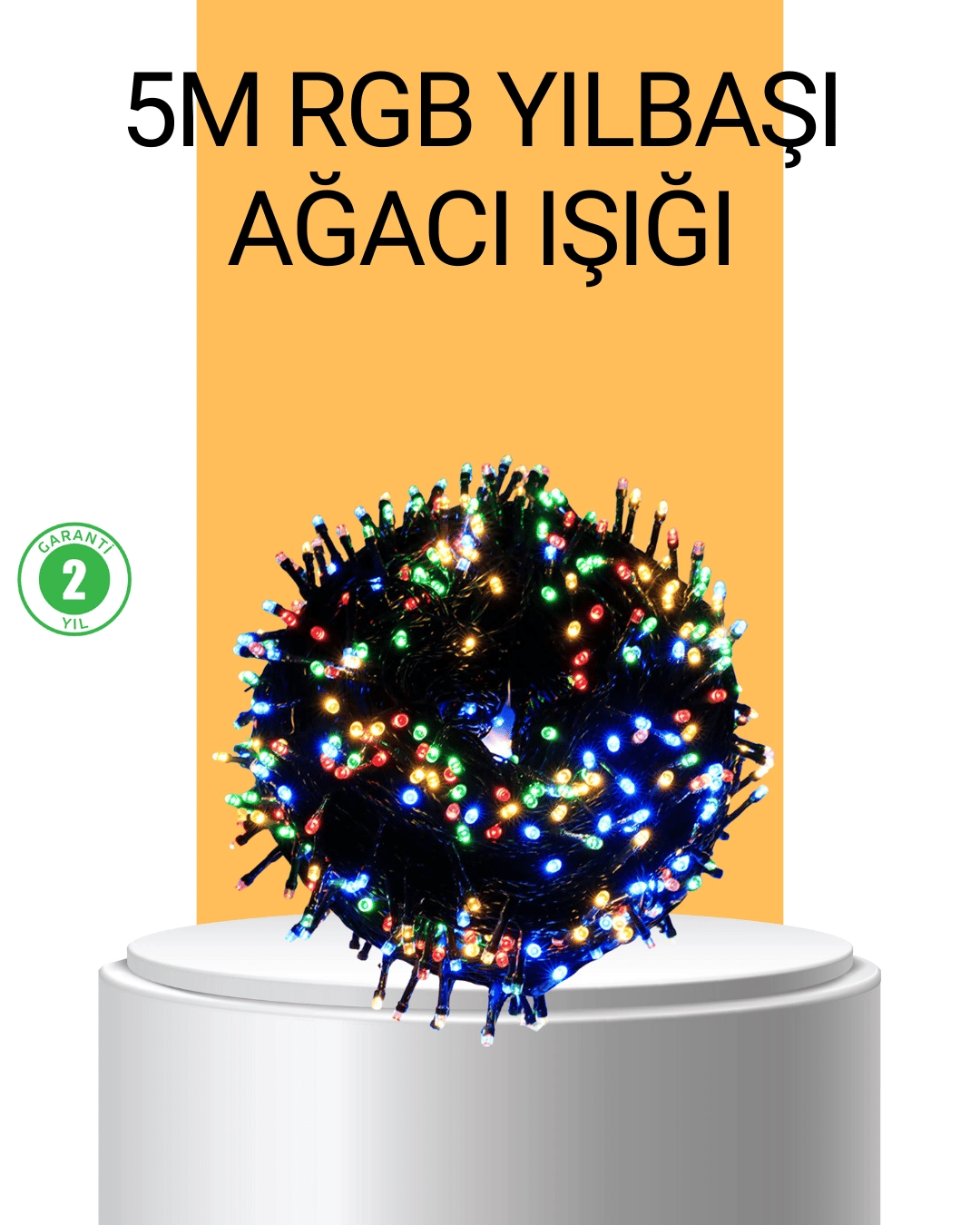 Dekoratif LED Çelenk Işık 8 Farklı Aydınlatma Modu