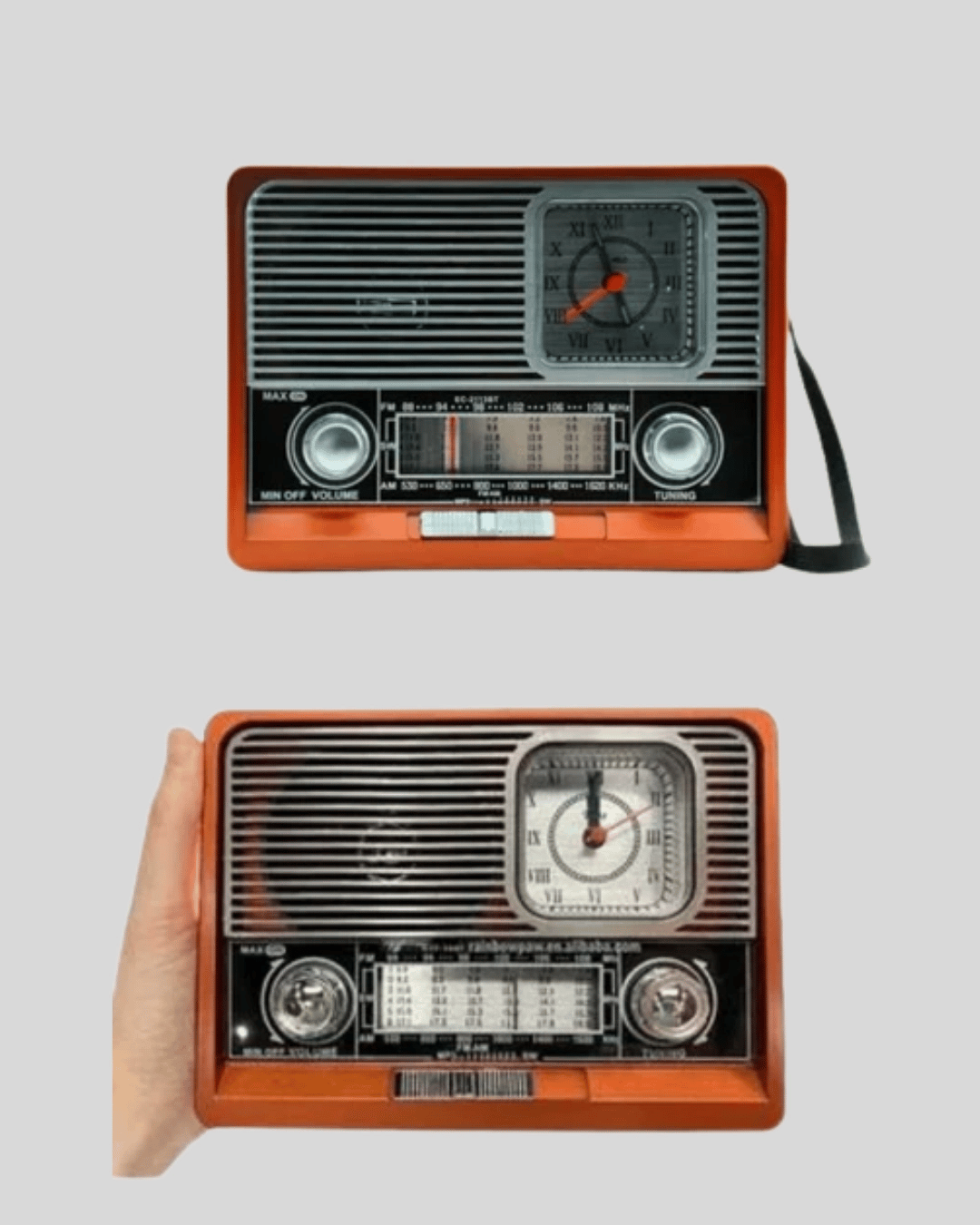 Dekoratif Vintage Radyo – Klasik Görünüm, Modern Fonksiyon ve Uzun Ömürlü Kullanım