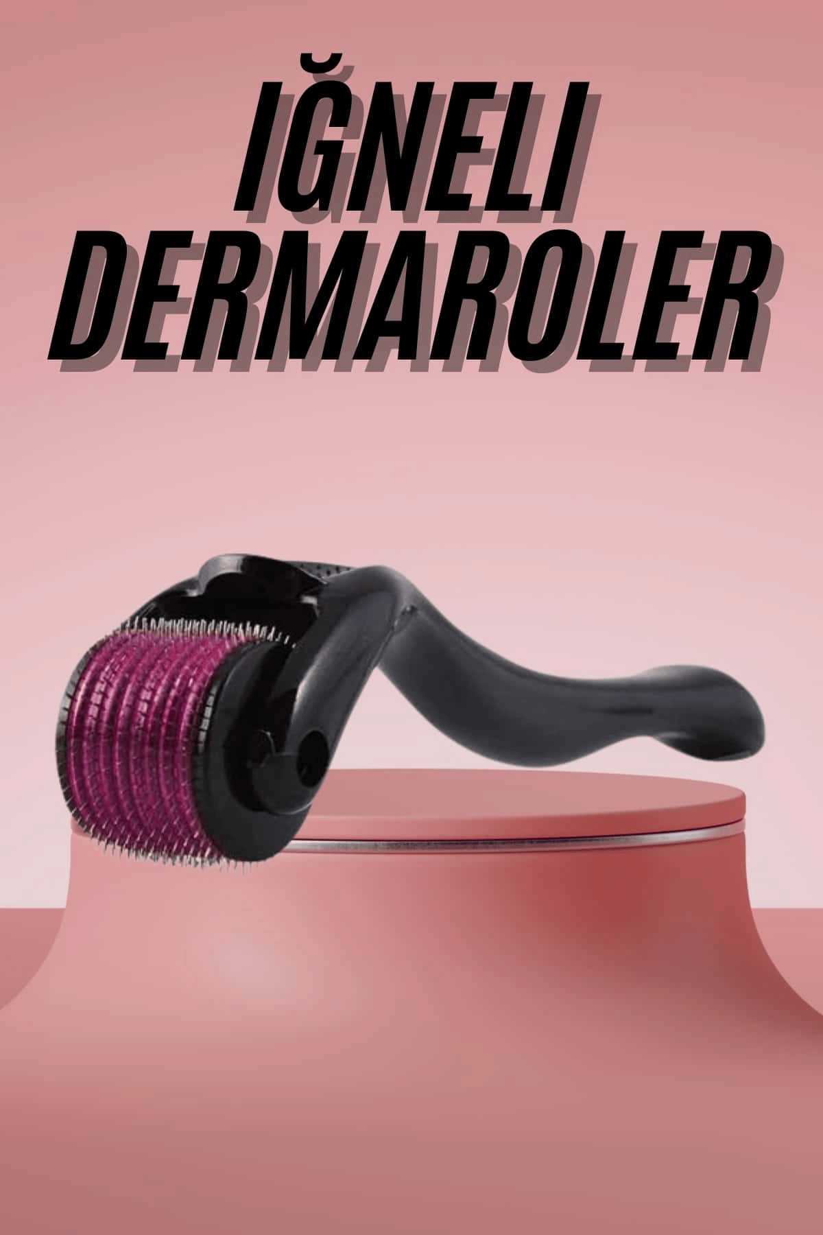 Derma Roller Titanyum Uçlu 540 İğneli 1 Mm Saç Sakal Çıkarma Ve Cilt Bakım Masaj Aleti