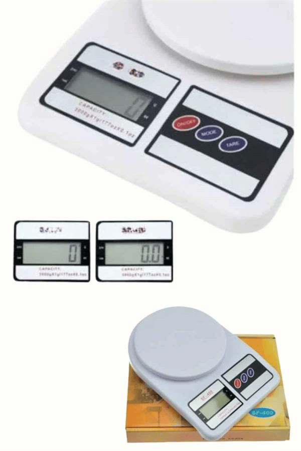Dijital Hassas 10 Kg Mutfak terazisi tartısı LCD Ekran Mutfak Tartısı