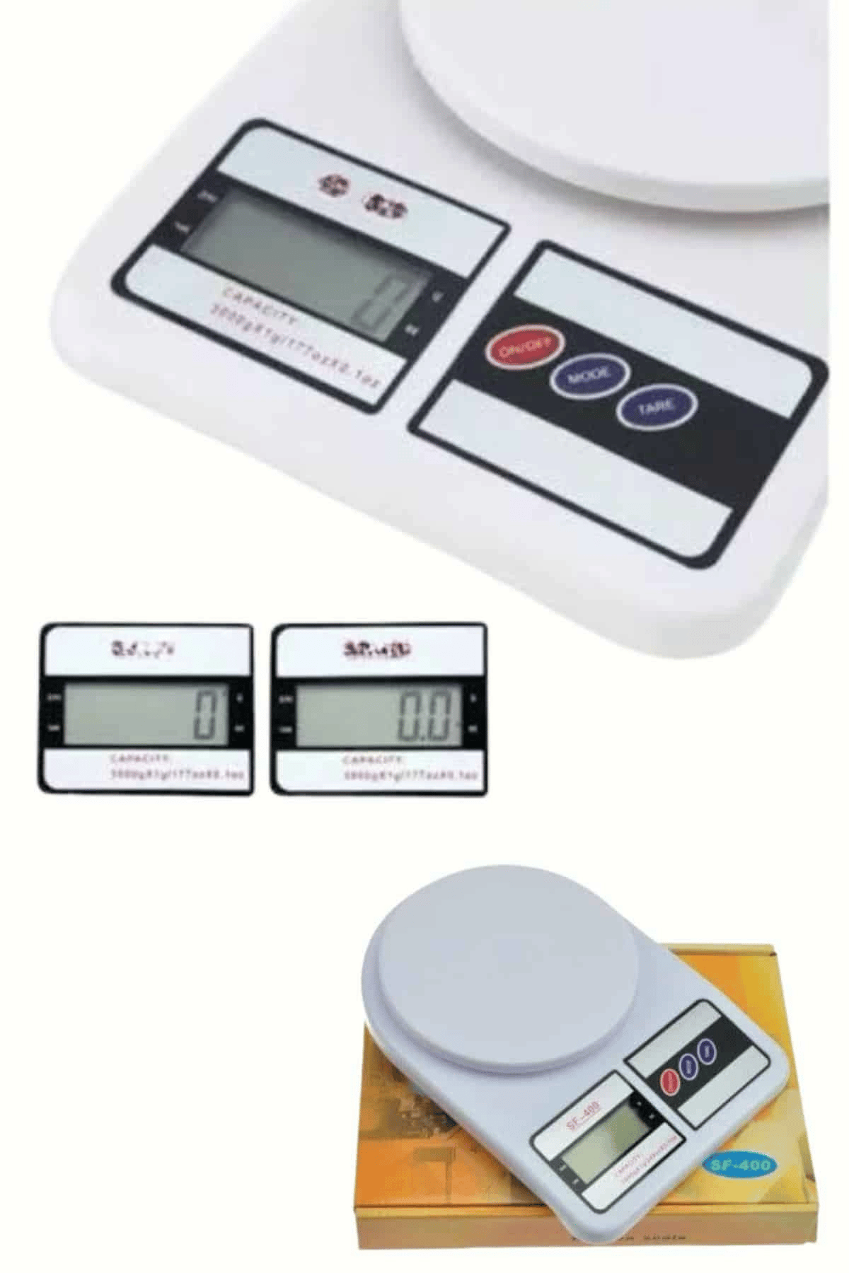 Dijital Hassas 10 Kg Mutfak terazisi tartısı LCD Ekran Mutfak Tartısı