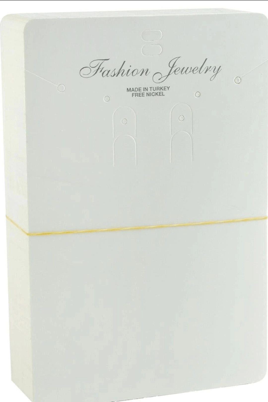 Dikdörtgen Karton Kolye Kartı 20,5x13,5 cm 100 Adetlik Balya Takı Askısı BX-313732