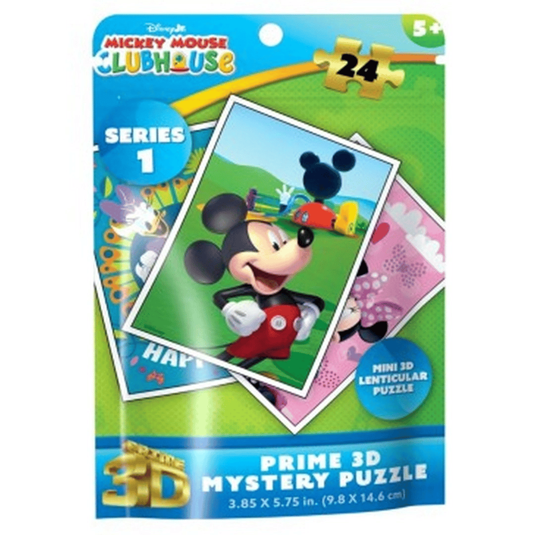 Disney Mickey Mouse Seri 1 3D Mystery Puzzle 24 Parça