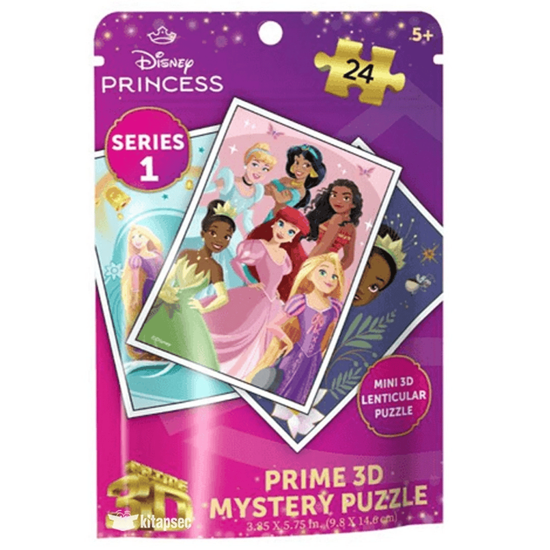 Disney Princess Seri 1  Mystery Puzzle 24 Parça