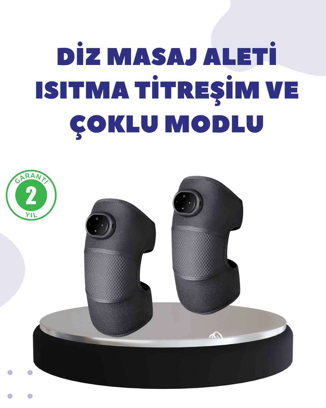 Diz ve Dirsek İçin Isıtmalı Masaj Dizlik Aparatı