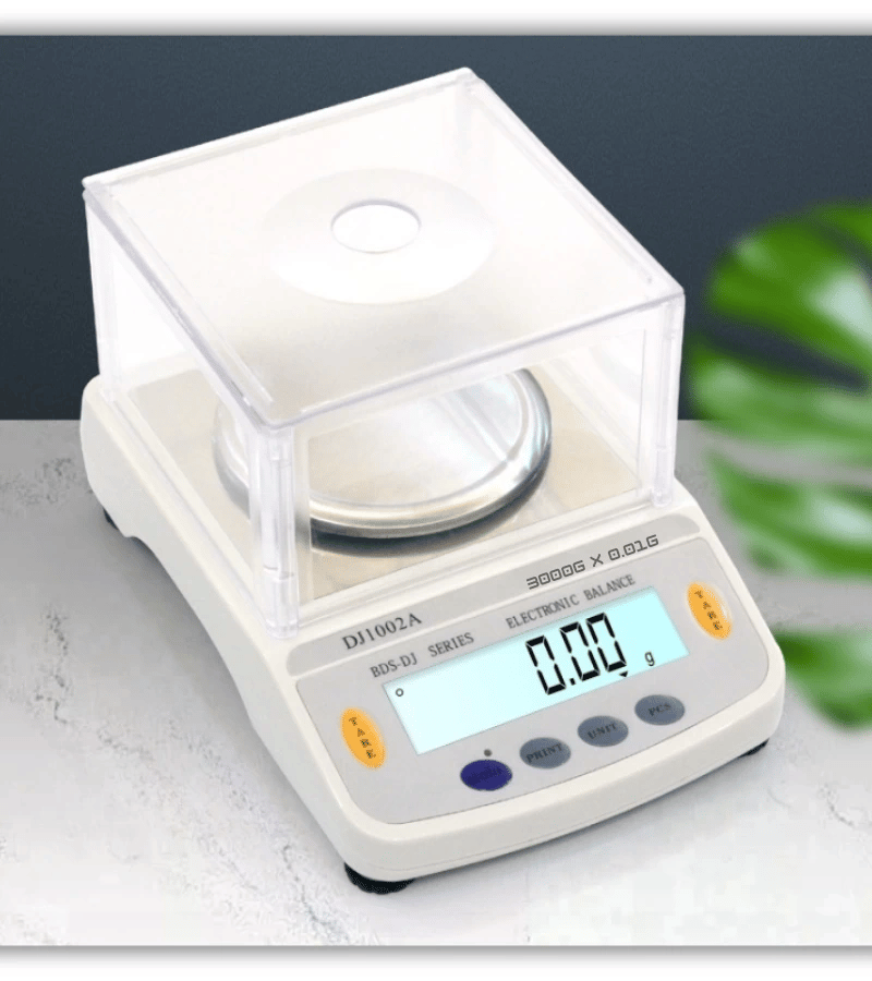 DJ602A Kefeli Hassas Terazi 3000 g Kapasiteli, 0.01 g Hassasiyetle Profesyonel Ölçüm