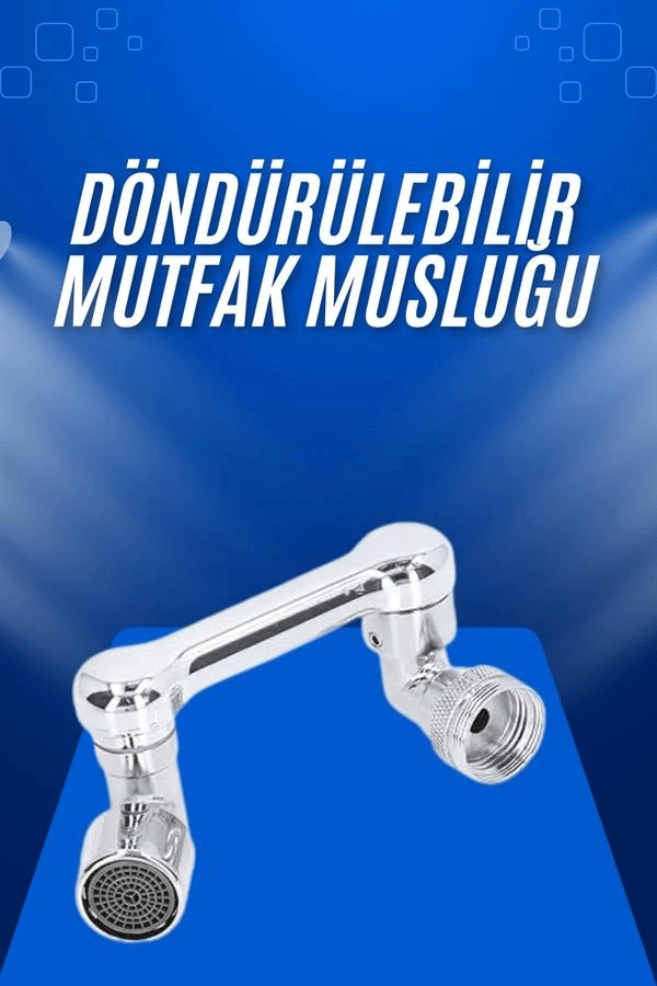 Döndürülebilir Musluk Mutfak Banyo Musluk Ucu Başlığı 4 Filtreli