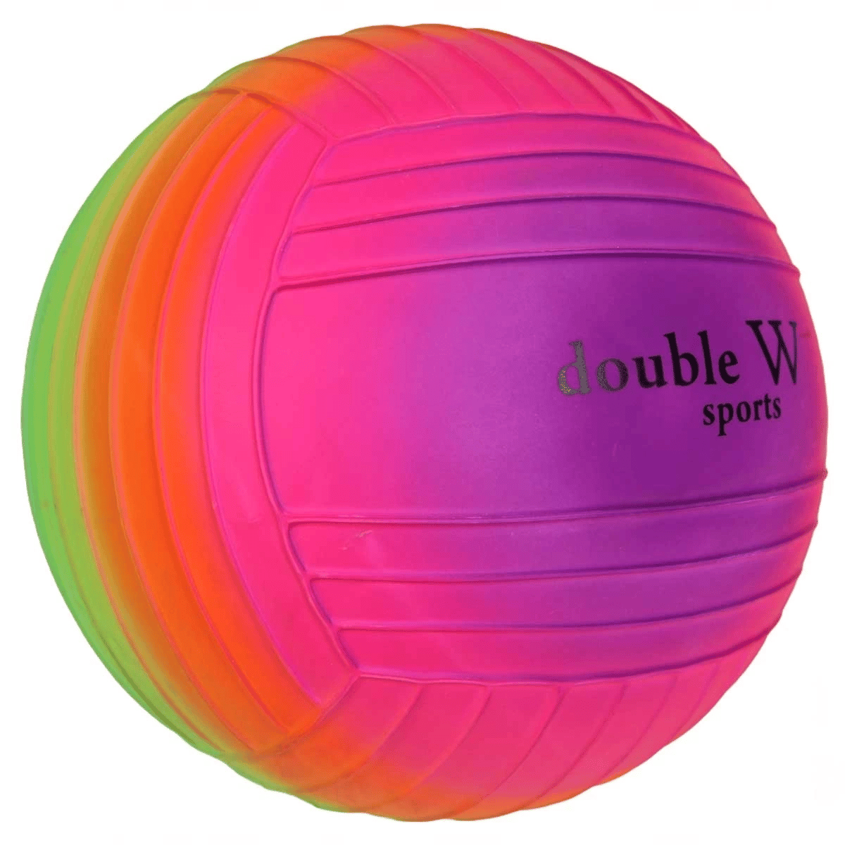 Double W Sports Gökkuşağı Tırtıklı PVC Top 23 cm - PLS-200