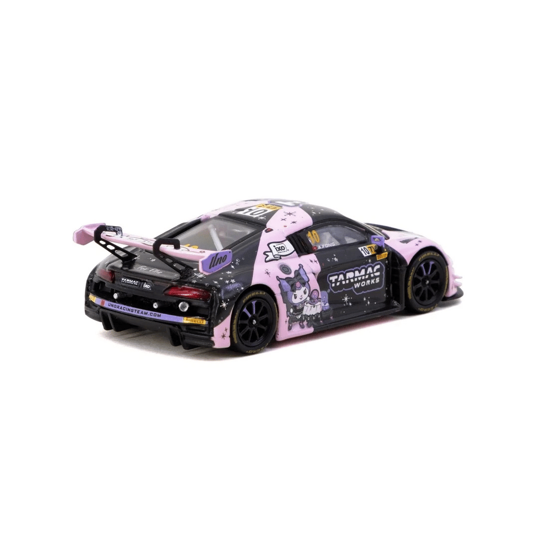 Eco Lounge 1/64 Audi R8 LMS GT3 evo II Macau GT Cup - FIA GT World Cup 2024 #10 with Tarmac Cards Combo Set