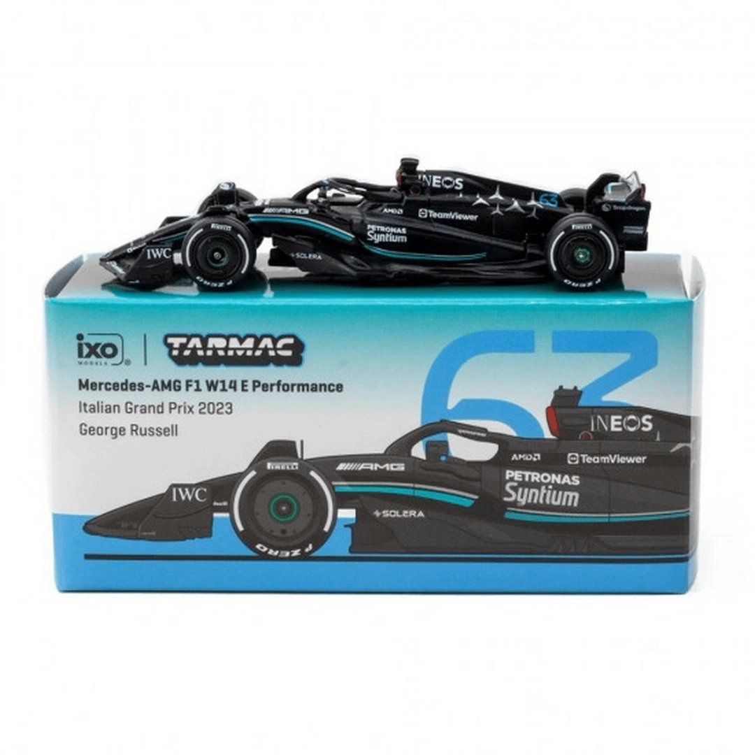 Eco Lounge 1/64 Mercedes-AMG F1 W14 E Performance Italian Grand Prix 2023 #63 George Russell