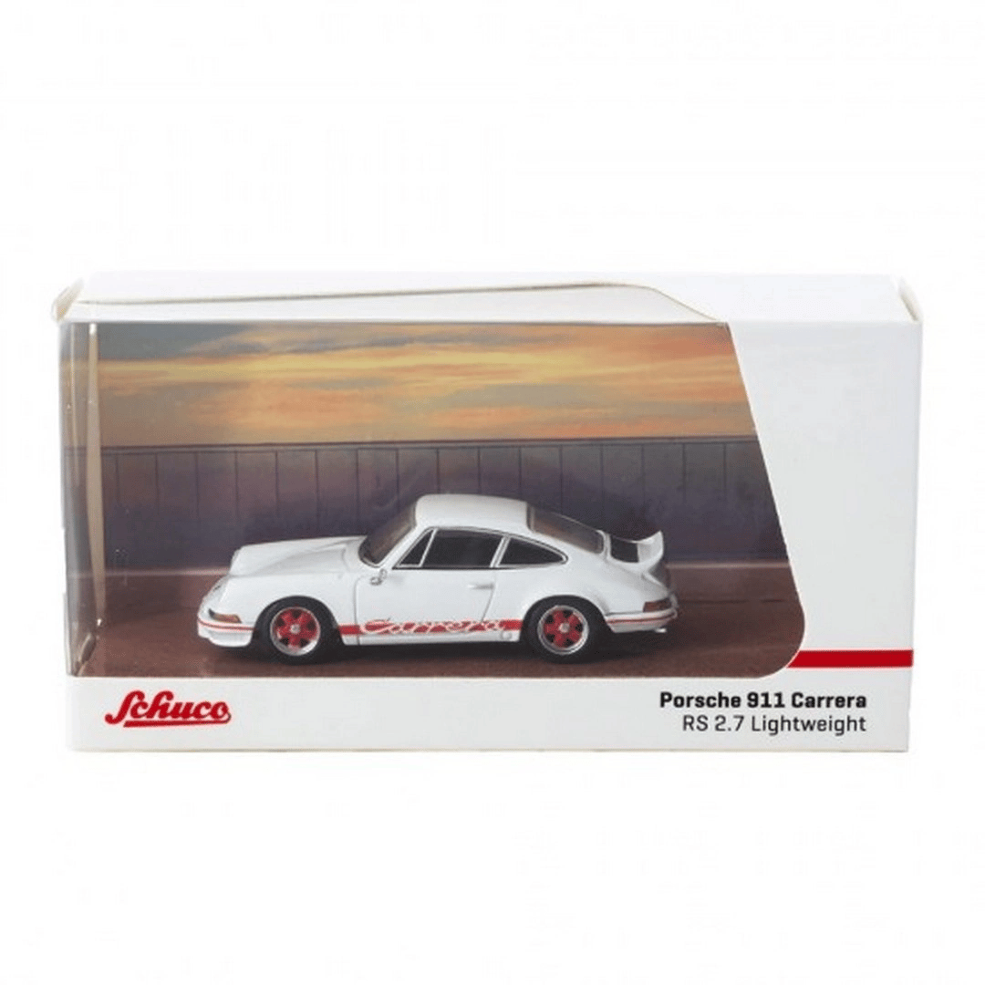 Eco Lounge 1/64 Porsche 911  RS 2.7 Lightweight White/Red