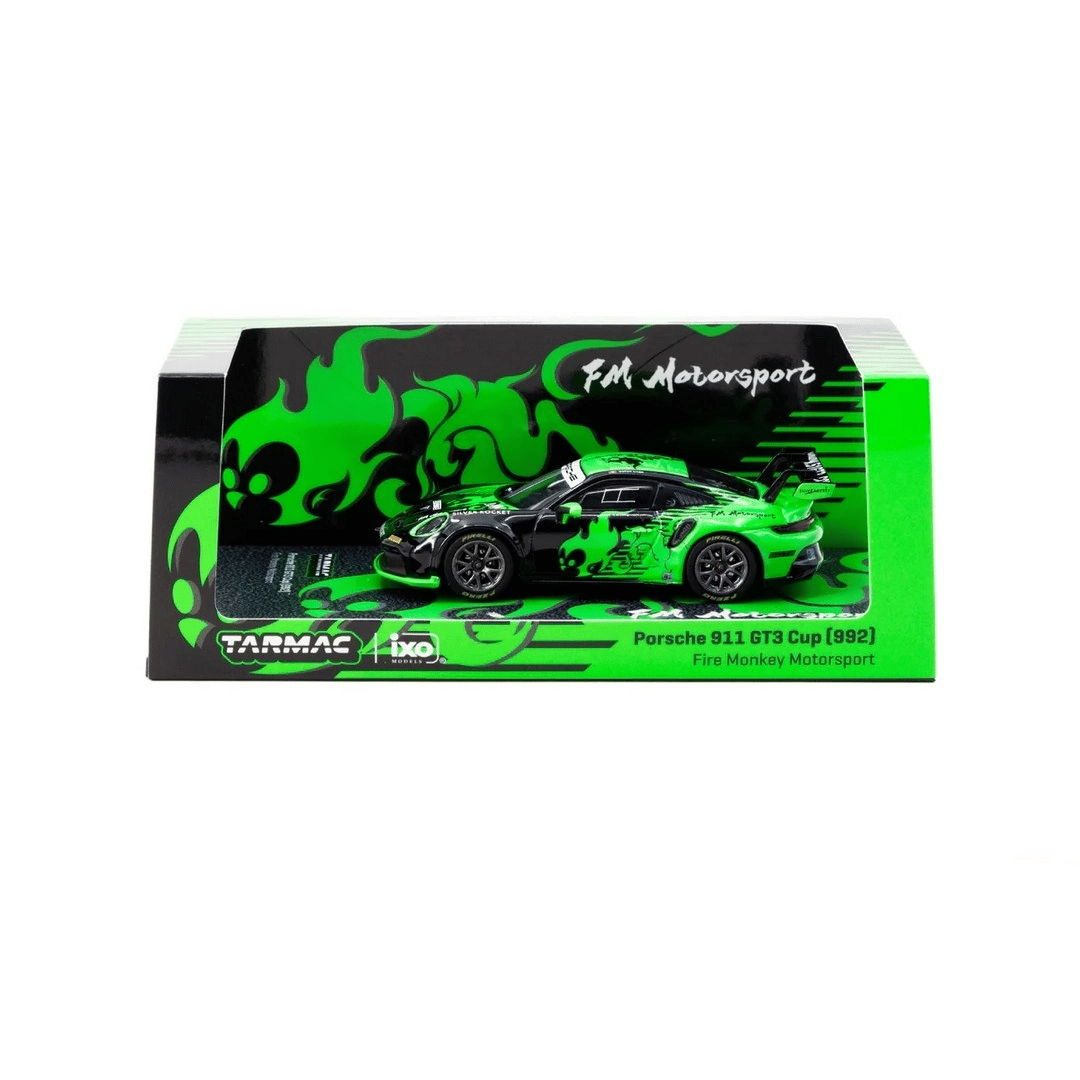 Eco Lounge 1/64 Porsche 911 GT3 Cup (992) Fire Monkey Motorsport - Eco Lounge X iXO Models