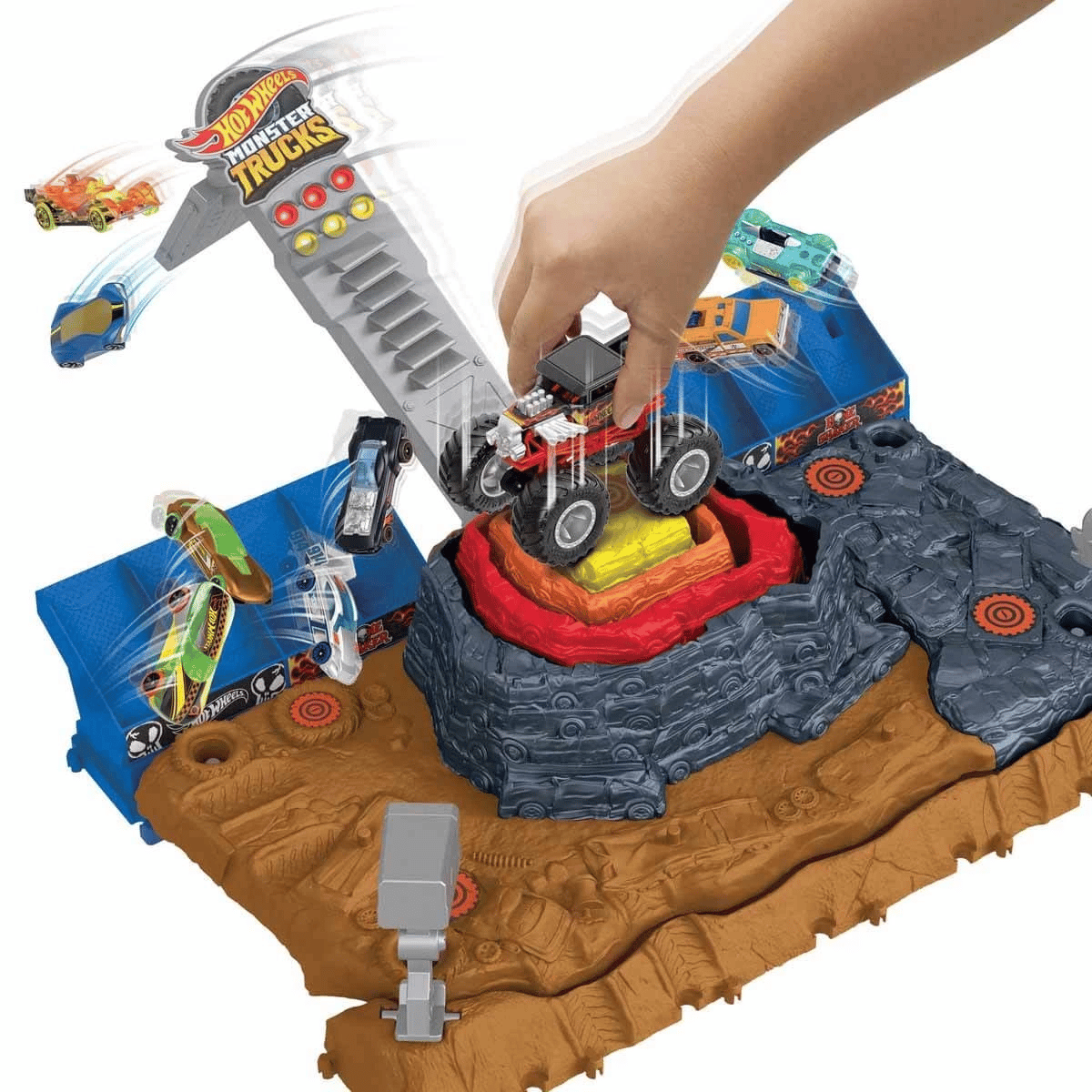Eco Lounge Monster Trucks Muhteşem Çarpışma Arenası Oyun Seti HNB96