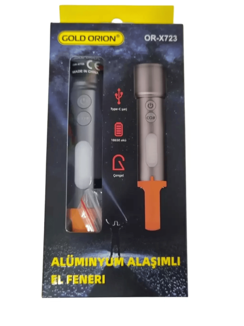 El Feneri X723 Cb-x723 Taktik Feneri Askeri Meşale Bx40