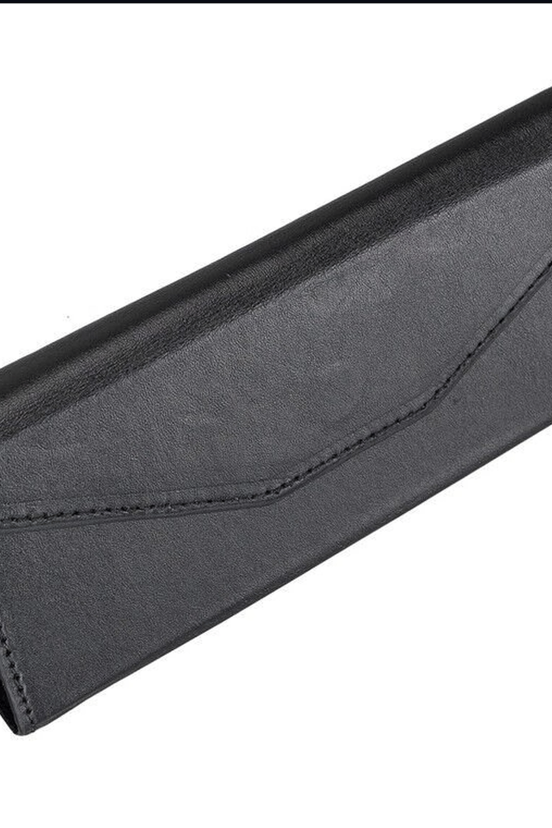 El Işi Hakiki Deri Siyah Gözlük Kılıfı 15.5x6 Cm Erkek Kadın Hediyelik BX-313514