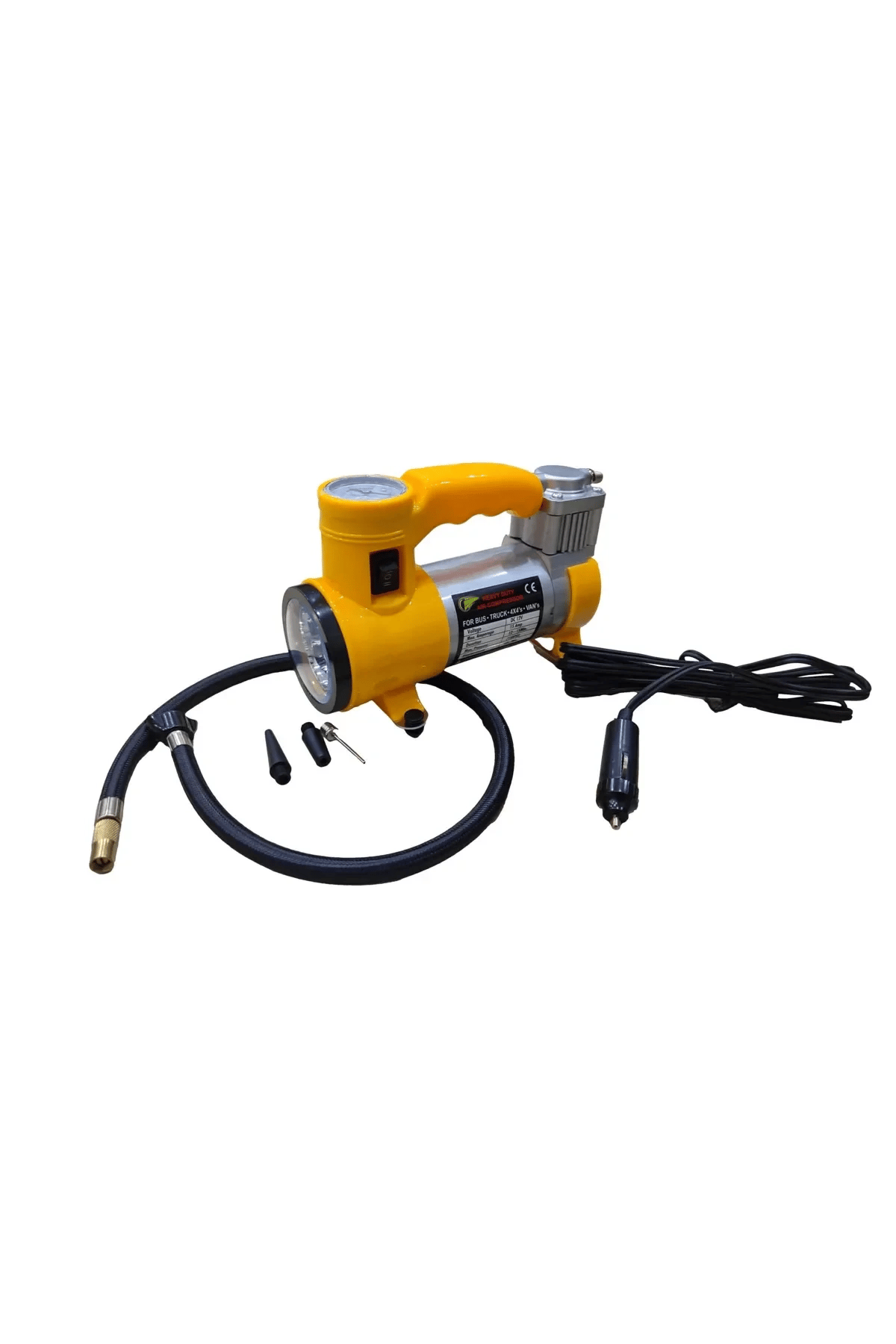 Elektrikli Araba Lastik Şişirme / 150 Psı - 12v / Taşınabilir Metal Hava Kompresörü Bx40