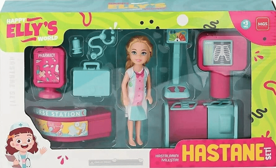 ENF-39184 ELLYS WORLD HASTANE SETİ OYUNCAK BEBEK