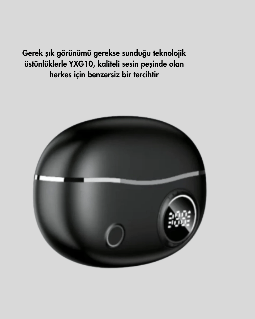 Ergonomik Klipsli Kablosuz Kulaklık – 30 Saat Pil ve Dokunmatik Kontrol Özelliği