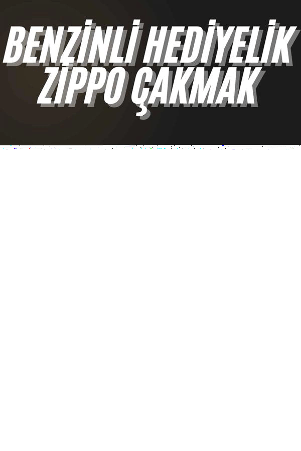 Erkeklere Özel Hediyelik Eşya Metalik Benzinli Çakmak Doldurulabilir