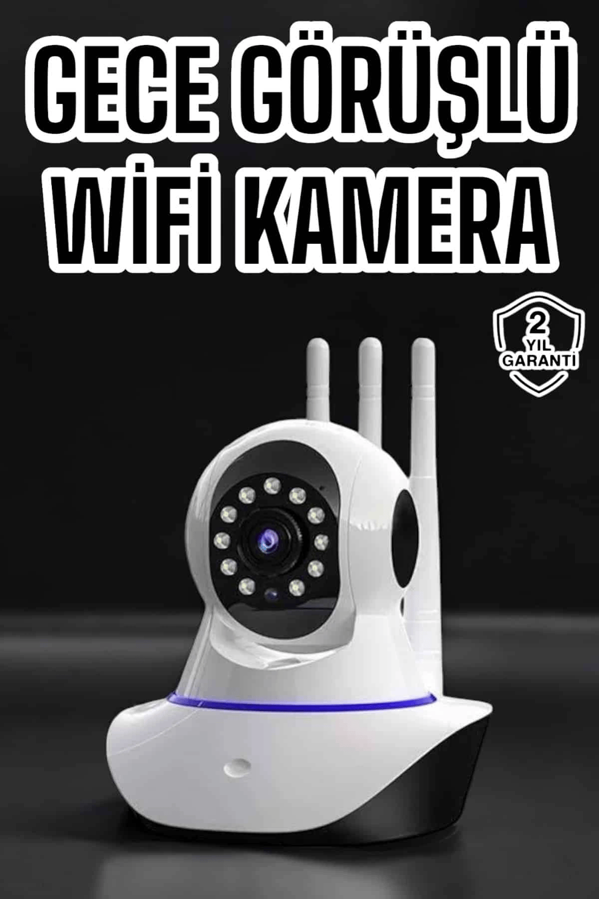 Ev Kamerası Wifi Kamerası Video Kayıt Çift Yönlü Hareket Sensörü Bebek