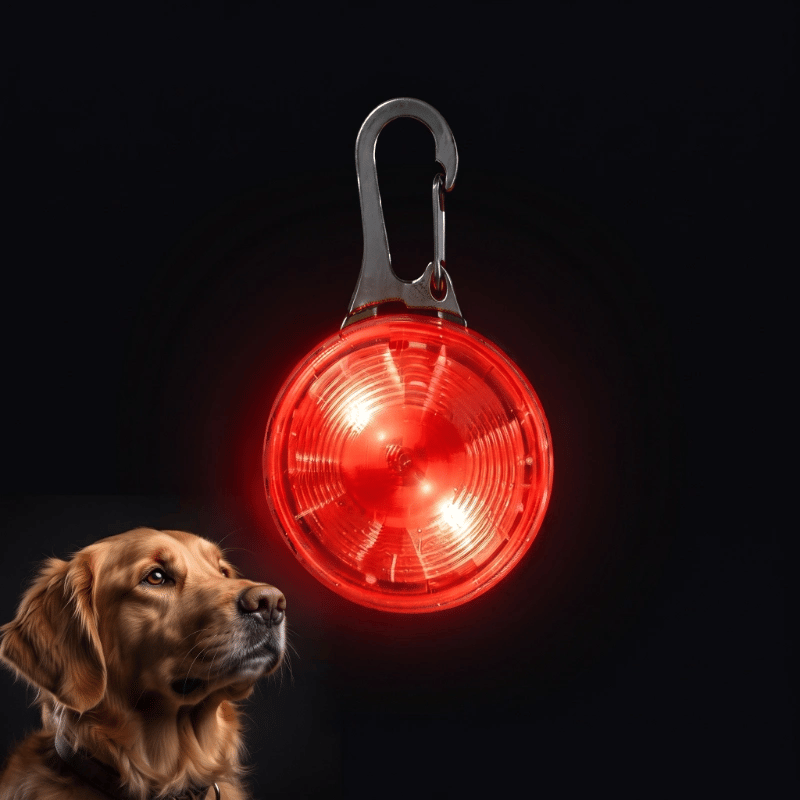 Evcil Hayvan Işıklı LED Tasma Aparatı - Suya Dayanıklı - Uzun Pil Ömrü