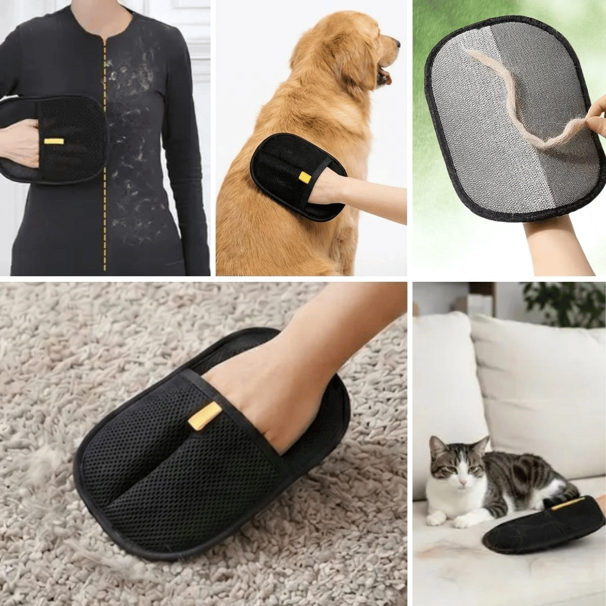 Evcil Hayvan Tüy Temizleme Eldiveni, Statik Mikro Tüy Toplayıcı Kedi Köpek Tüyü İçin Koltuk, Halı Ve Kıyafet Temizleme Eldiveni Bx40