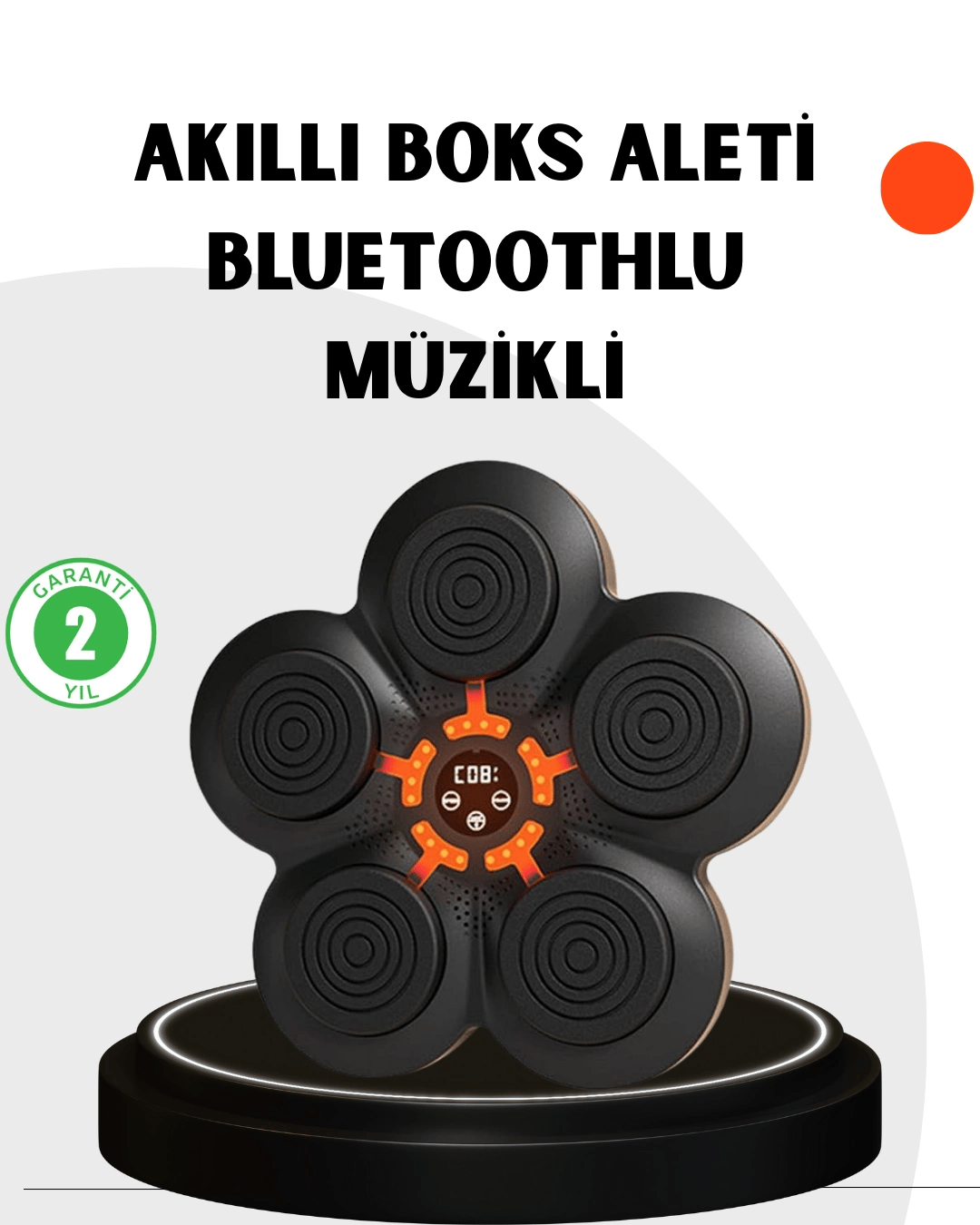 Evde Fitness İçin Akıllı Boks Makinesi Işıklı Vuruş Noktalı Bluetoothlu