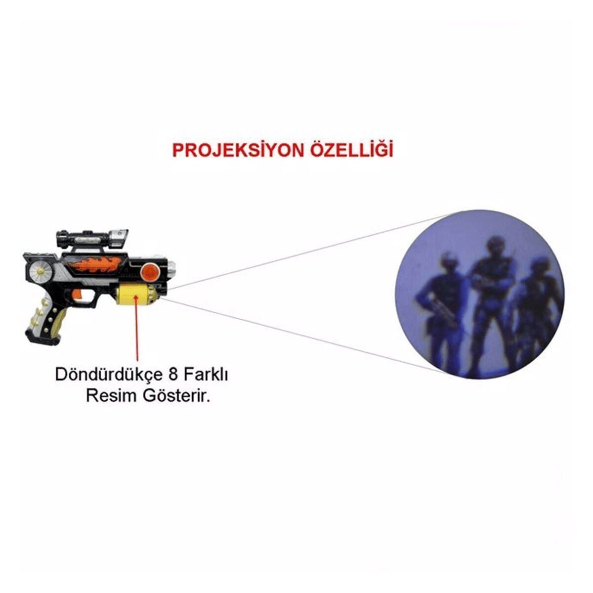 FAB 632KT KUTULU PİLLİ SİLAH