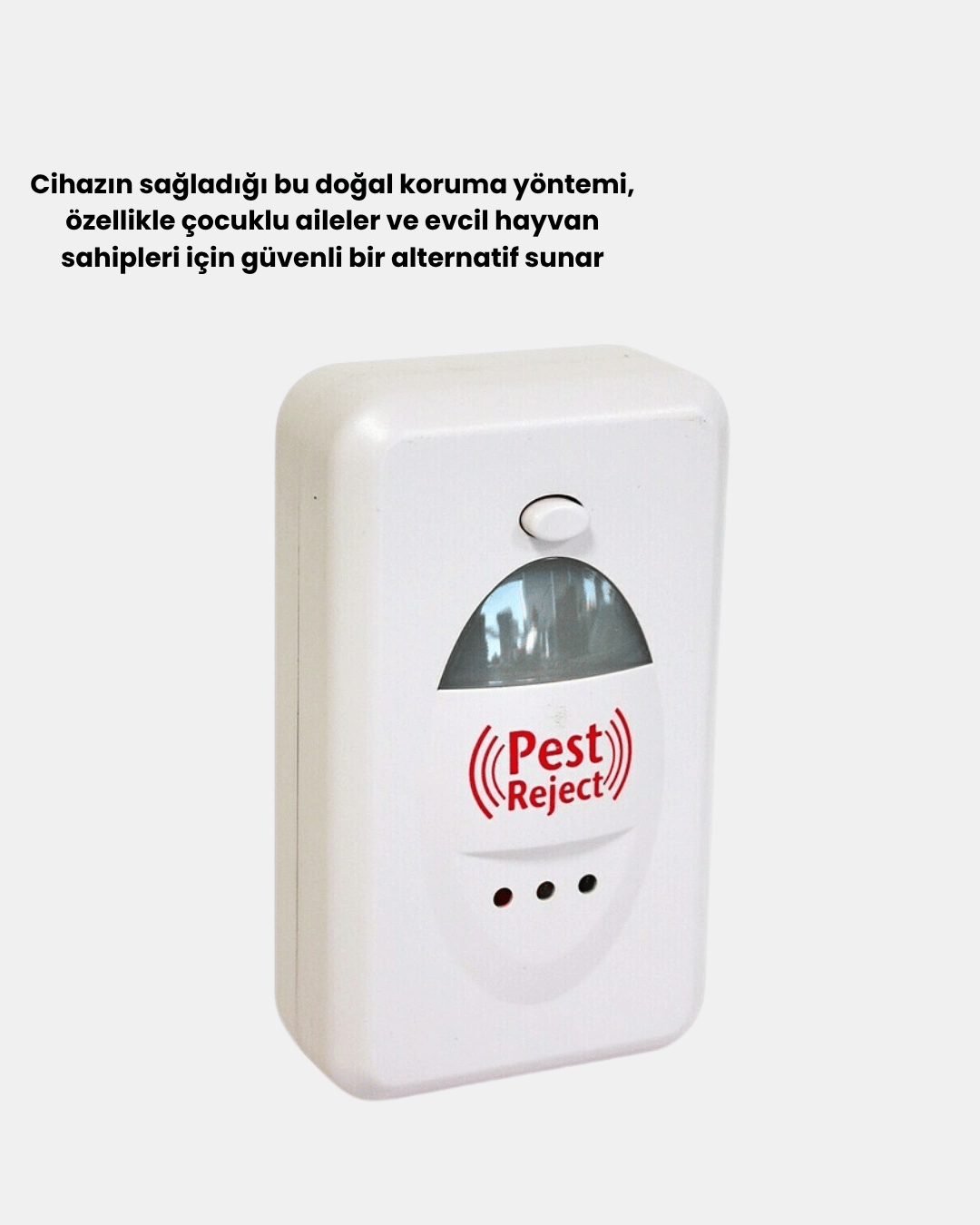Fare, Sivrisinek ve Böcek Kovucu Ultrasonik Cihaz – Güvenli ve Kimyasalsız Çözüm