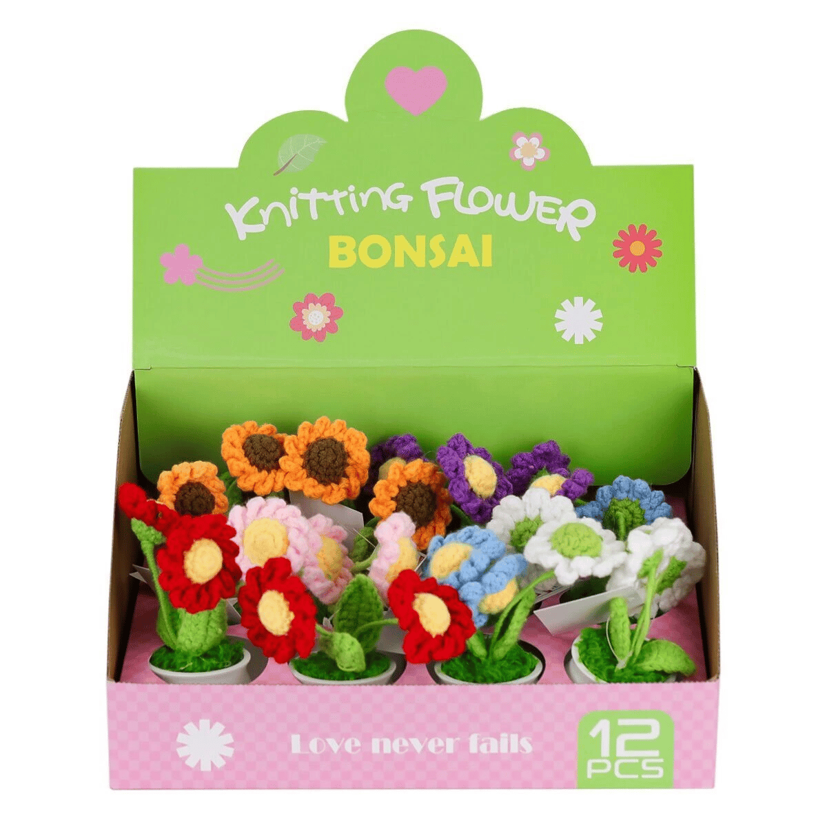 FL-3 12Lİ Kroşe Örgü Ayçiçeği -Birliktoys