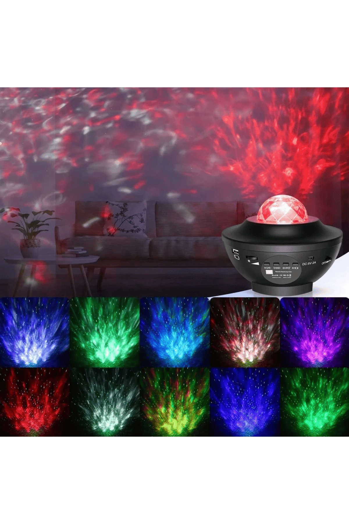 Galaxy Cover Multifonksiyon Projektör