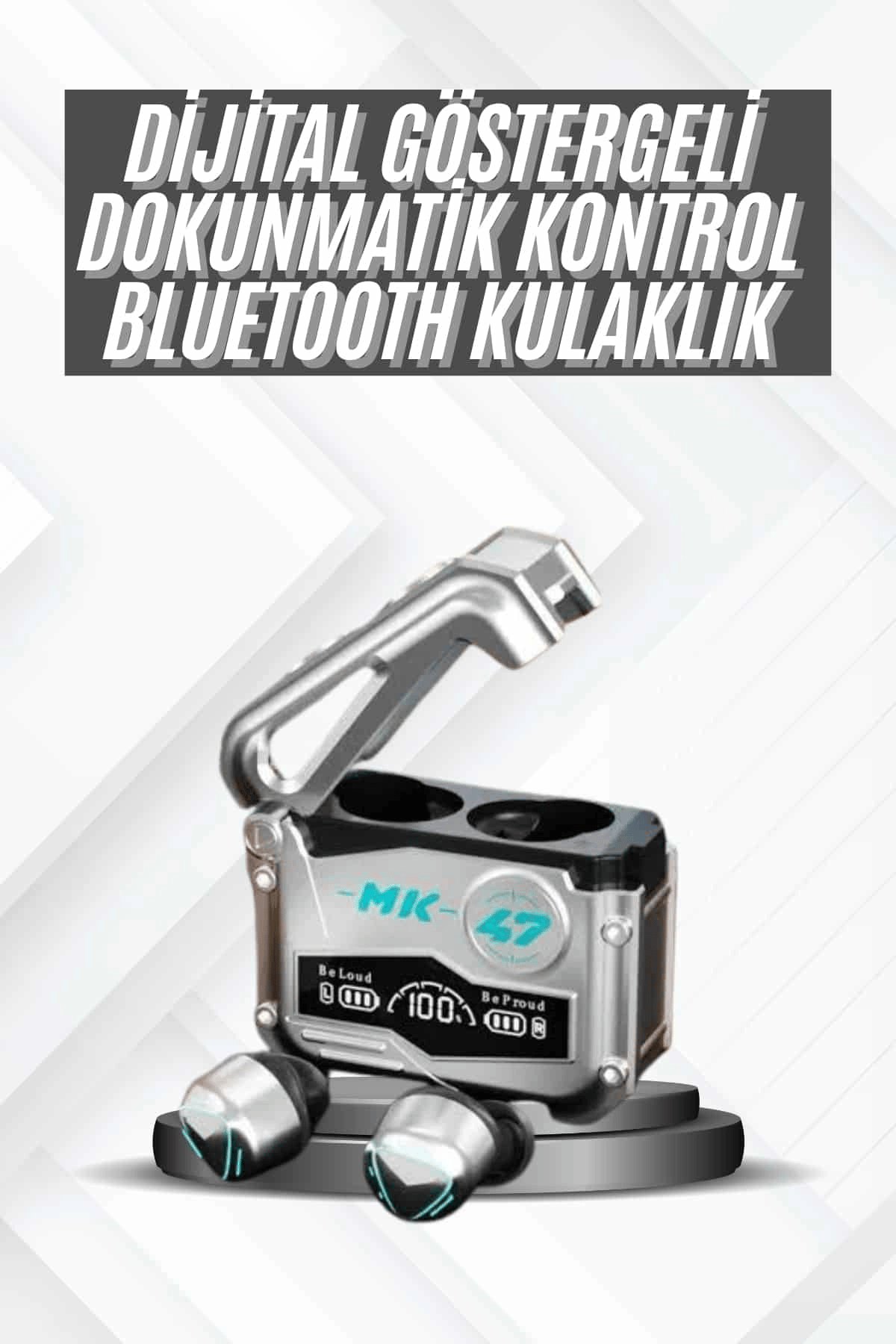 Gecikme Önleyici Oyuncu Kulaklığı Bluetooth Bağlantılı ANC Özelliği 5.0 Bluetooth