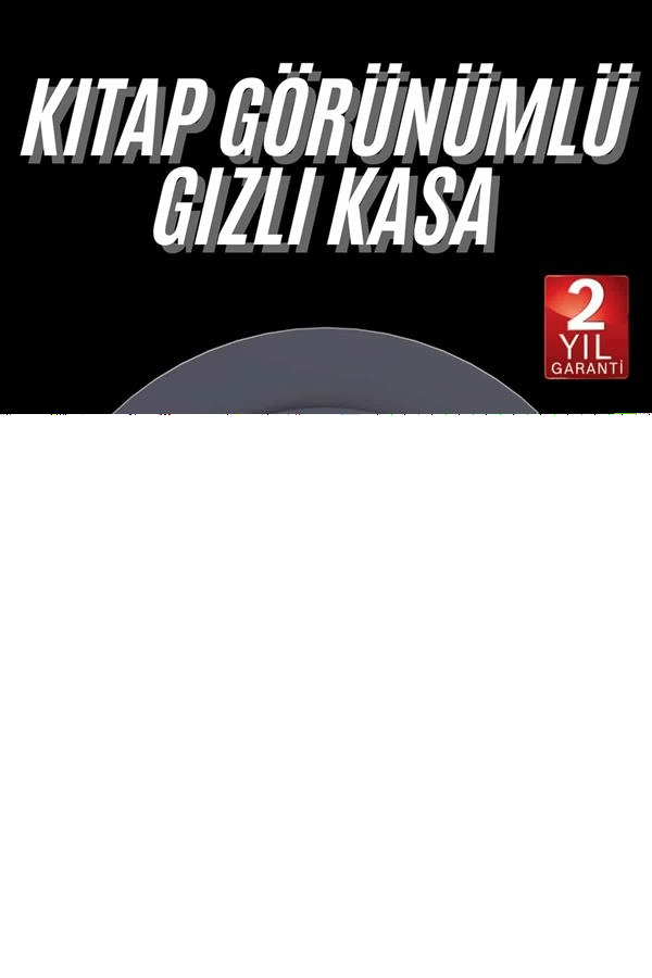 Gizli Kasa Kilitli Sözlük Görünümlü 18cm Gizli Kasa Büyük Boy Anahtarlı