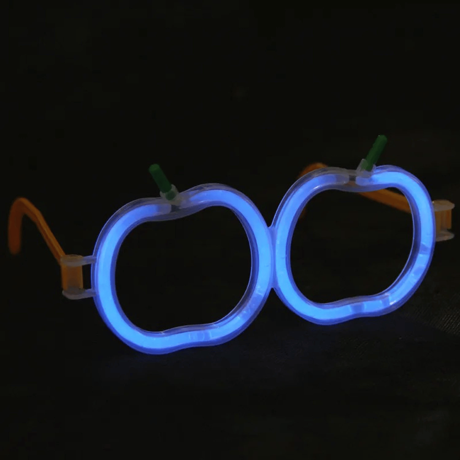 Glow Stick Elma Gözlük - Glow Partisi Gözlüğü - Glow Stick Gözlük 12 Adet Bx40