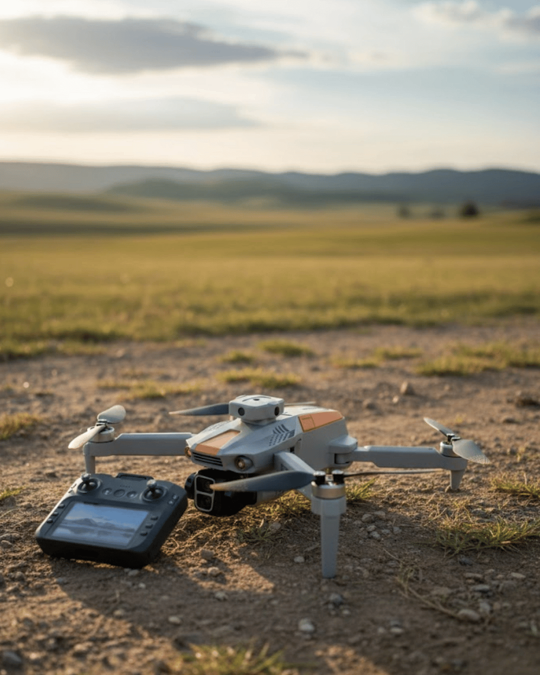GPS Özellikli Drone 1080P Kamera 360 Derece Dönebilen Uzun Uçuş Süreli