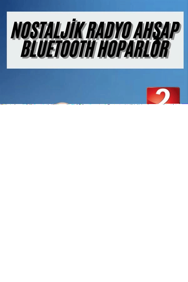 Gramafon Radyo Bluetooth Hoparlör Nostaljik Radyo FM Radyo