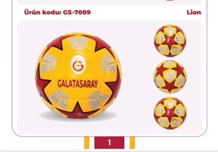 GS-7009 GALATASARAY FUTBOL TOPU LİON-CNT