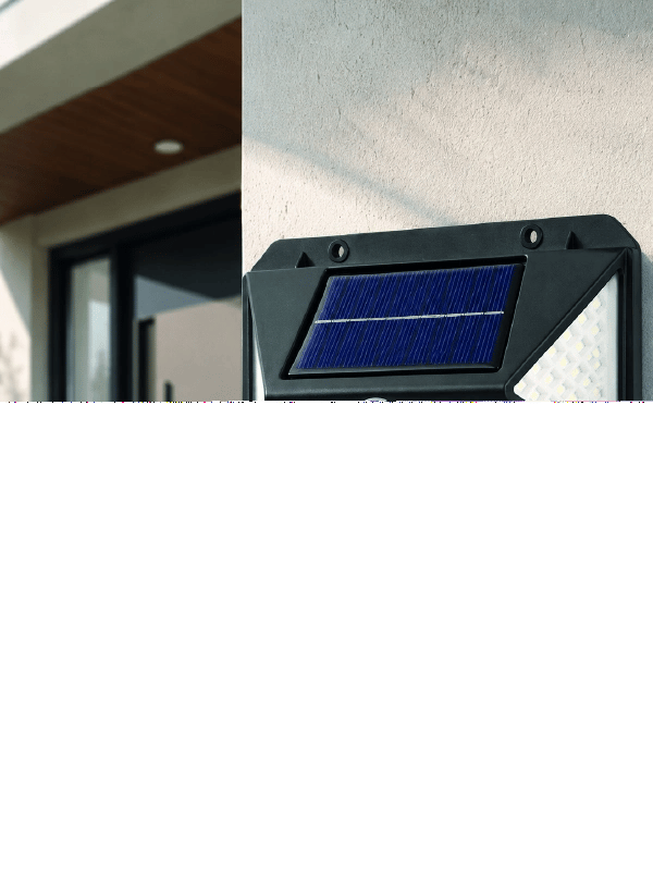 Güneş Enerjisi ile Şarj Olan Hareket Sensörlü 3 Modlu LED Dış Mekan Duvar Aydınlatması