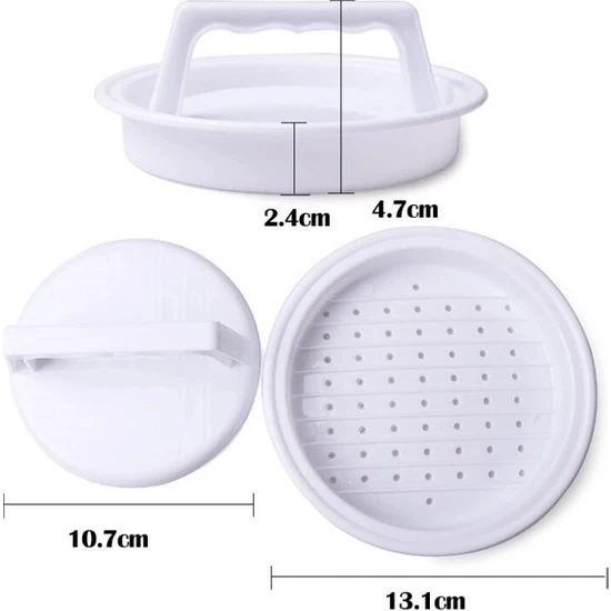 Hamburger Yapma Aparatı- Hamburger Pres Ve Köfte Kalıbı Bx40