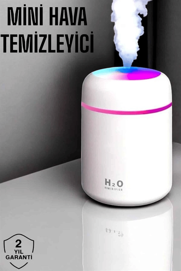 Hava Nemlendirici Ultrasonik Mini Hava Temizleyici Aromaterapi