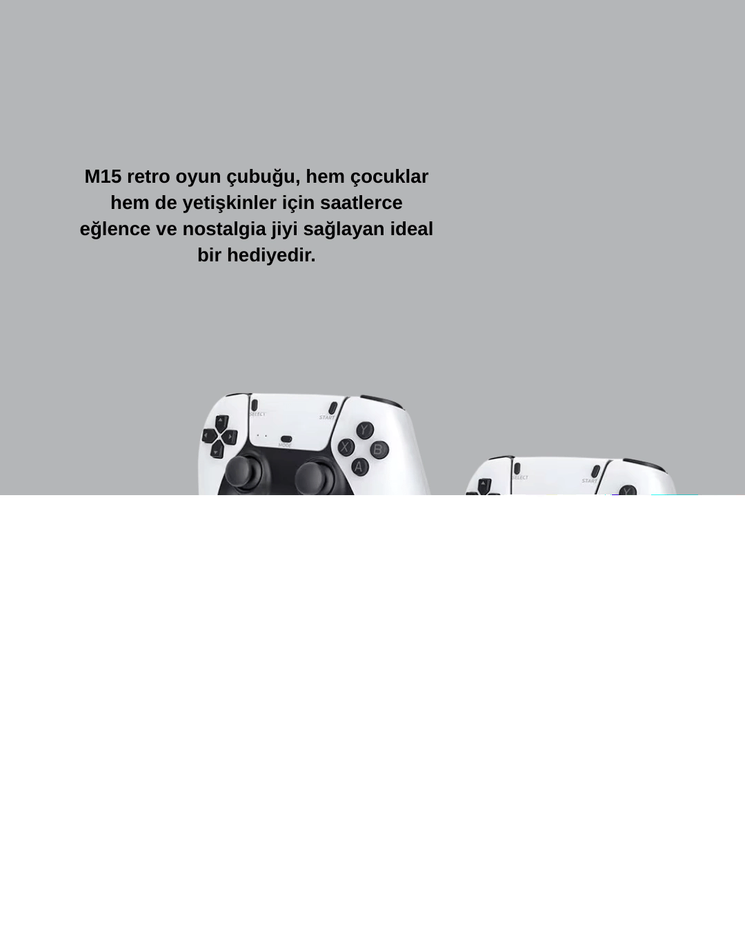 HDMI Çıkışlı Kablosuz 2 Kollu 4K Retro Oyun Kutusu